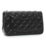 Chanel Black Lambskin Quilted Mini Rectangular Pearl Crush Flap Handbags Chanel