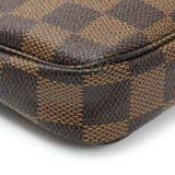 Louis Vuitton Damier Ebene Trunks and Bags Mini Pochette Accessories Handbags Louis Vuitton