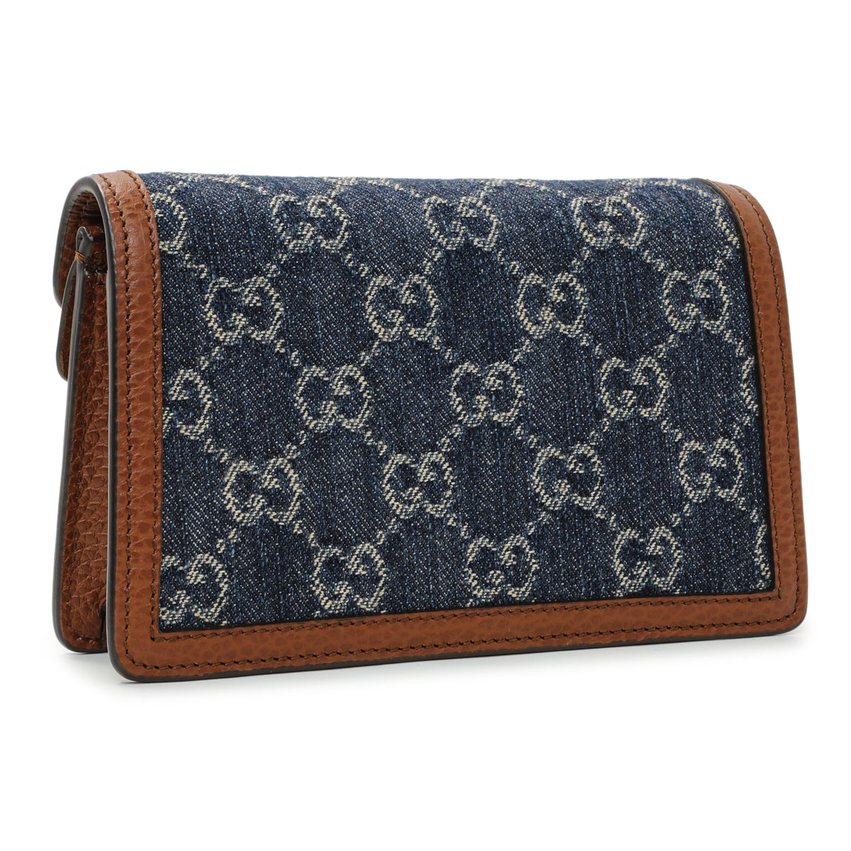 Gucci New Denim GG Monogram Dollor Calfskin Enamel Super Mini Dionysus Shoulder Bag Handbags Gucci