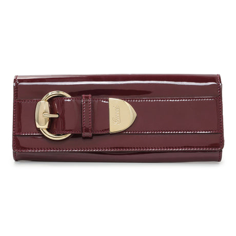 Gucci Purple Patent Romy Clutch Handbags Gucci