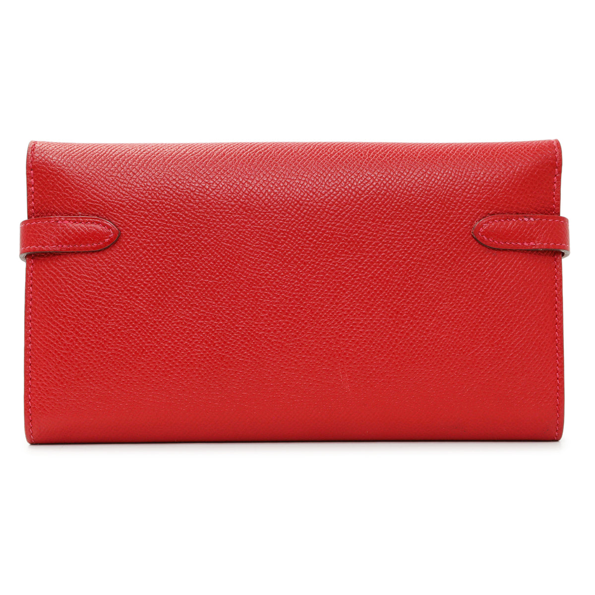 Hermes Red Epsom Kelly Longue Wallet Accessories Hermes