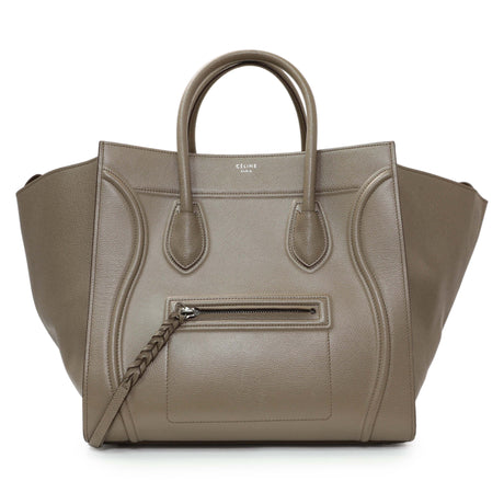 Celine Beige Medium Phantom Luggage Handbags Celine