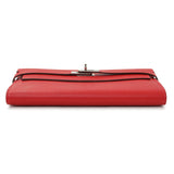 Hermes Red Epsom Kelly Longue Wallet Accessories Hermes