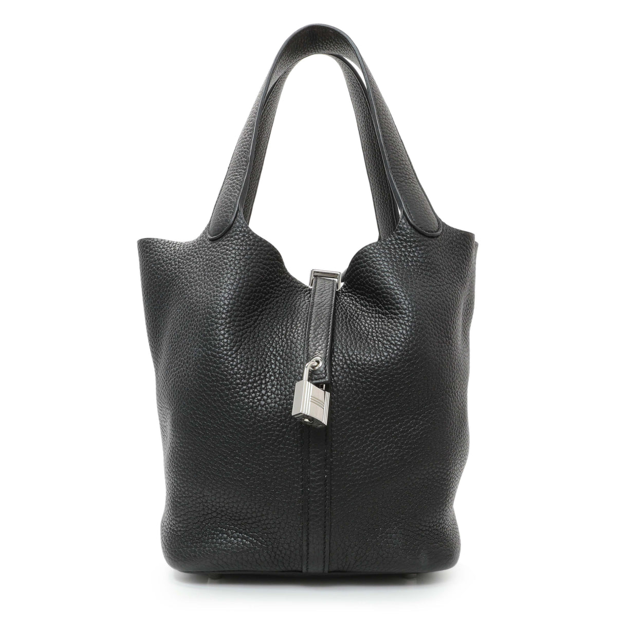 Hermes Black Clemence Picotin 22 Handbags Hermes