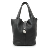 Hermes Black Clemence Picotin 22 Handbags Hermes