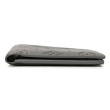 Louis Vuitton Grey Calfskin Monogram Shadow Multiple Wallet Accessories Louis Vuitton