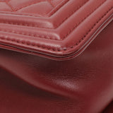 -6 items Fri July 3 ⬆️- Chanel Burgundy Quilted Calfskin Small Boy Flap Handbags Chanel