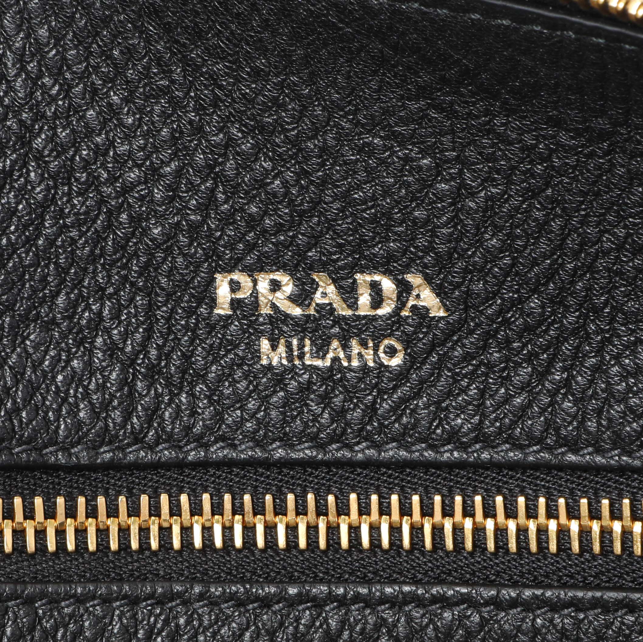 Prada Black Vitello Phenix Boston Bag – Modaselle