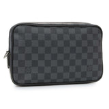 Louis Vuitton Damier Graphite Kasai Clutch Handbags Louis Vuitton