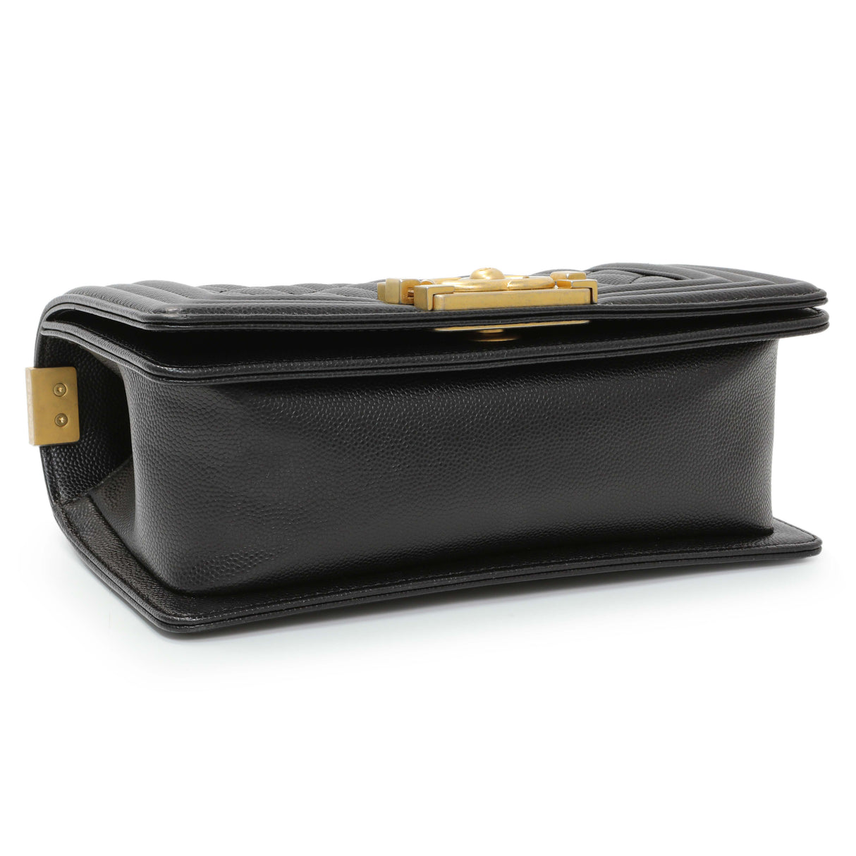 Chanel Black Caviar Quilted Small Boy Flap Handbags Chanel