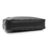 Louis Vuitton Damier Graphite Kasai Clutch Handbags Louis Vuitton