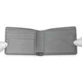 Louis Vuitton Grey Calfskin Monogram Shadow Multiple Wallet Accessories Louis Vuitton