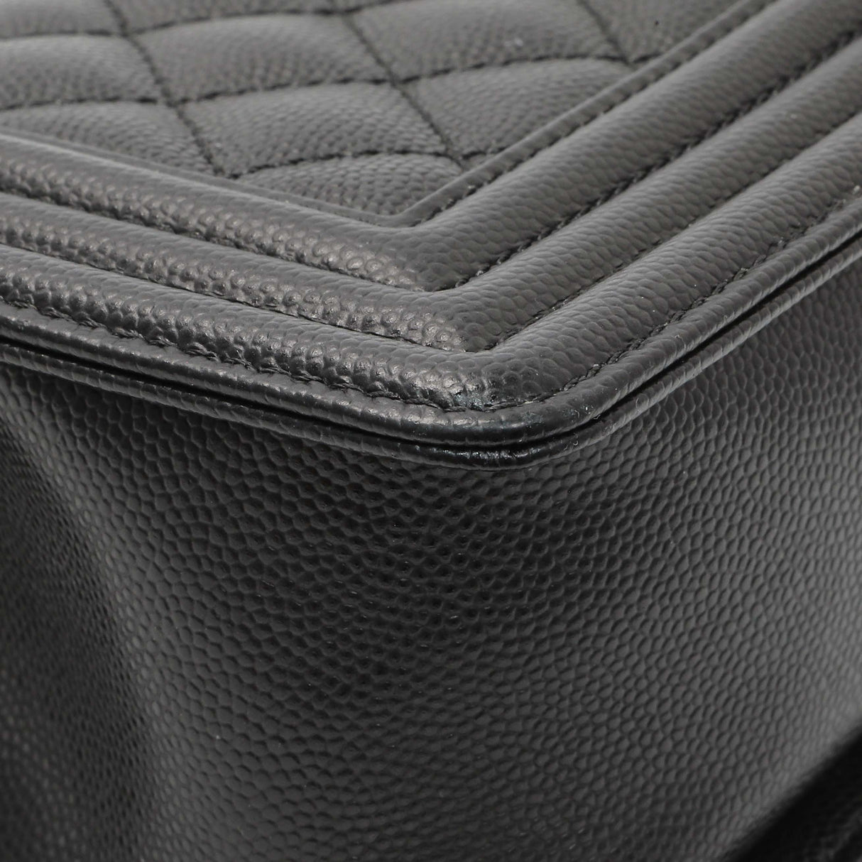 Chanel Black Caviar Quilted Small Boy Flap Handbags Chanel