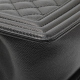 Chanel Black Caviar Quilted Small Boy Flap Handbags Chanel