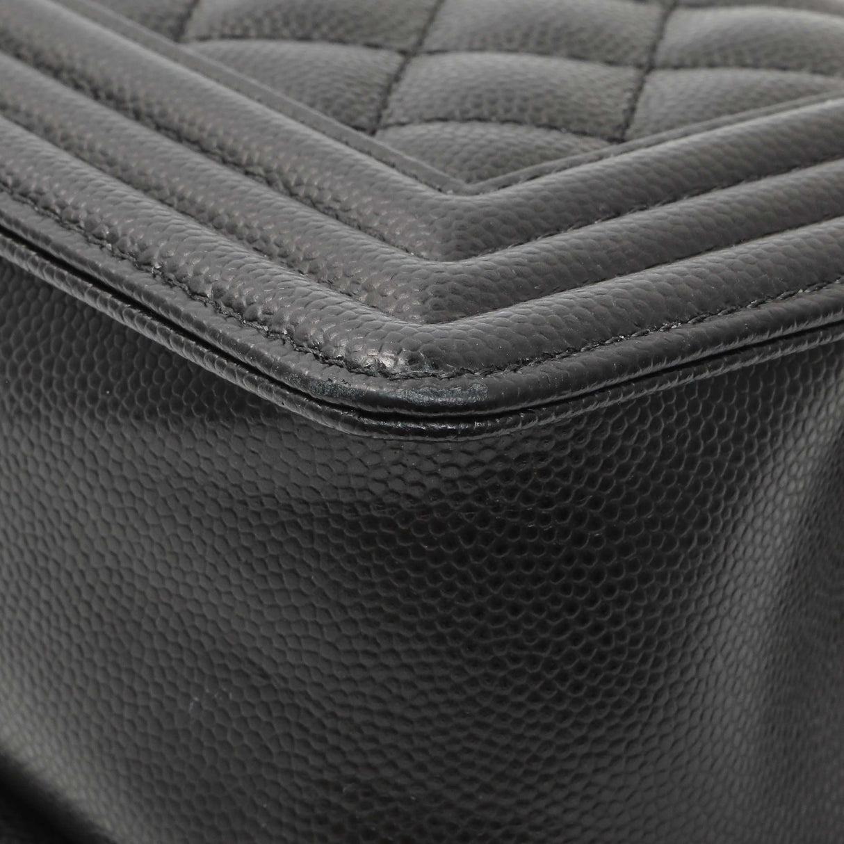 Chanel Black Caviar Quilted Small Boy Flap Handbags Chanel