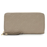 Louis Vuitton Tourterelle Monogram Empreinte Zippy Wallet Accessories Louis Vuitton