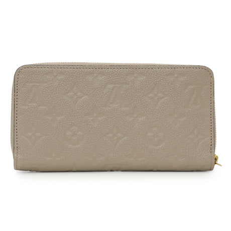 Louis Vuitton Tourterelle Monogram Empreinte Zippy Wallet Accessories Louis Vuitton