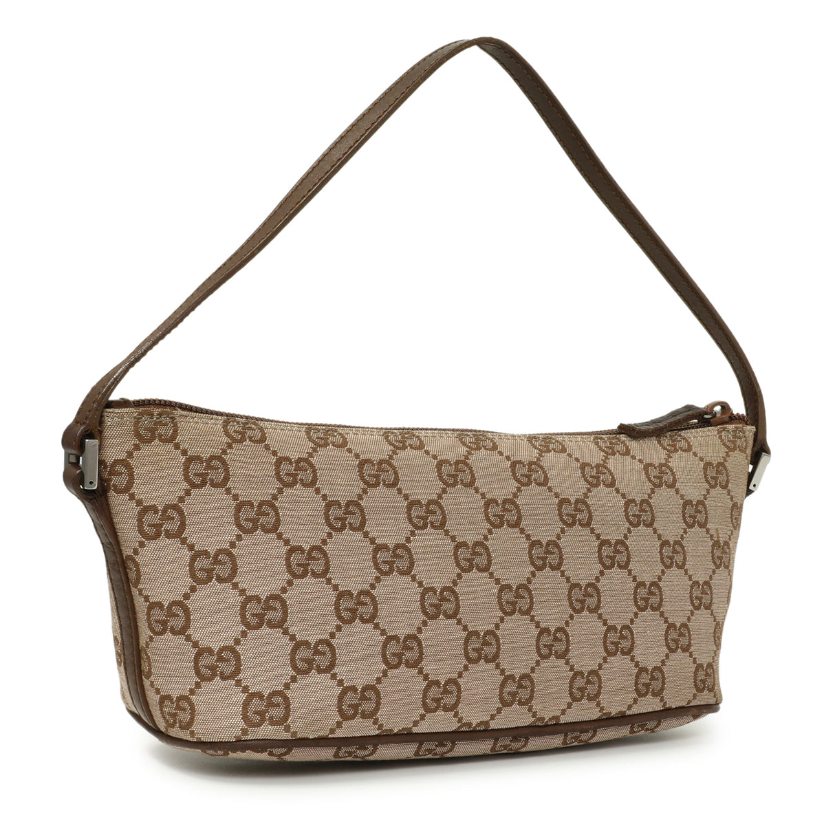 Gucci Monogram Canvas Boat Pochette