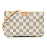 Louis Vuitton Damier Azur Double Zip Pochette Handbags Louis Vuitton