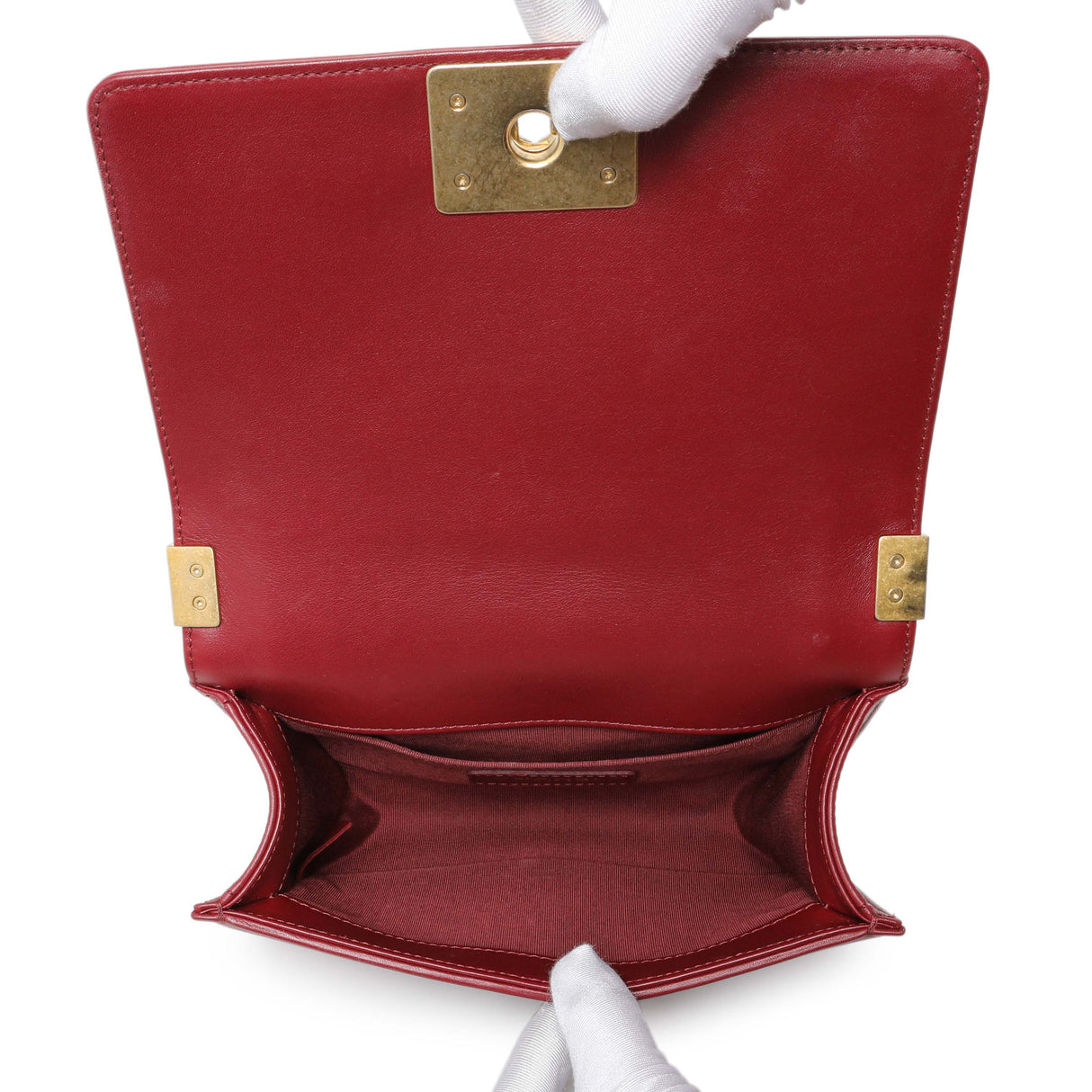 -6 items Fri July 3 ⬆️- Chanel Burgundy Quilted Calfskin Small Boy Flap Handbags Chanel