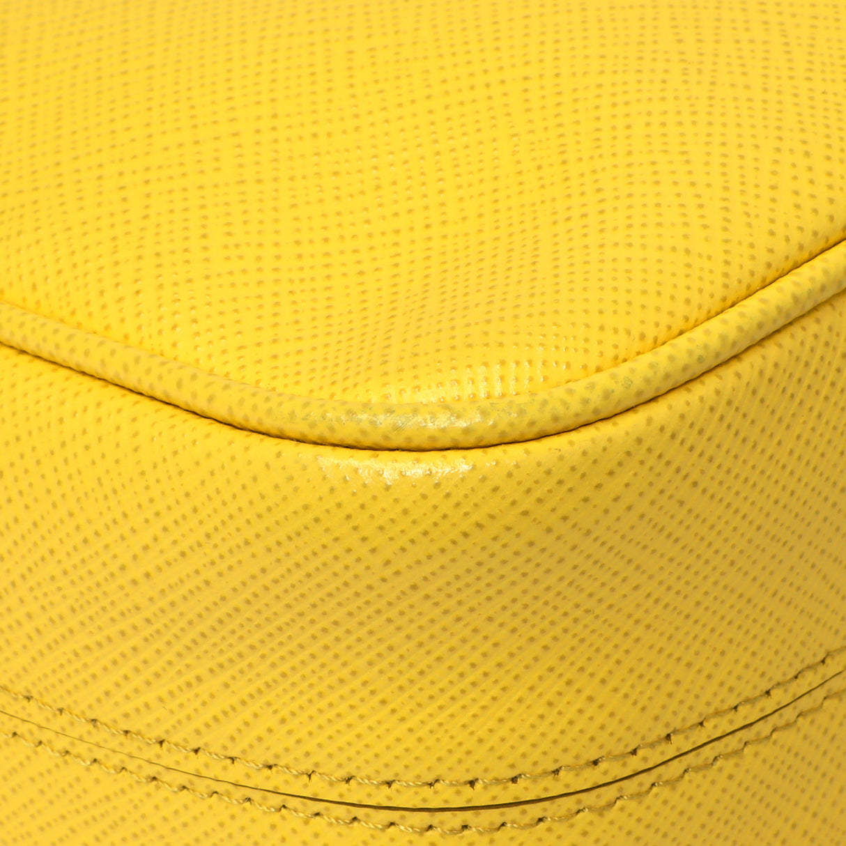 Prada Yellow Saffiano Re-Edition 2005 Shoulder Bag