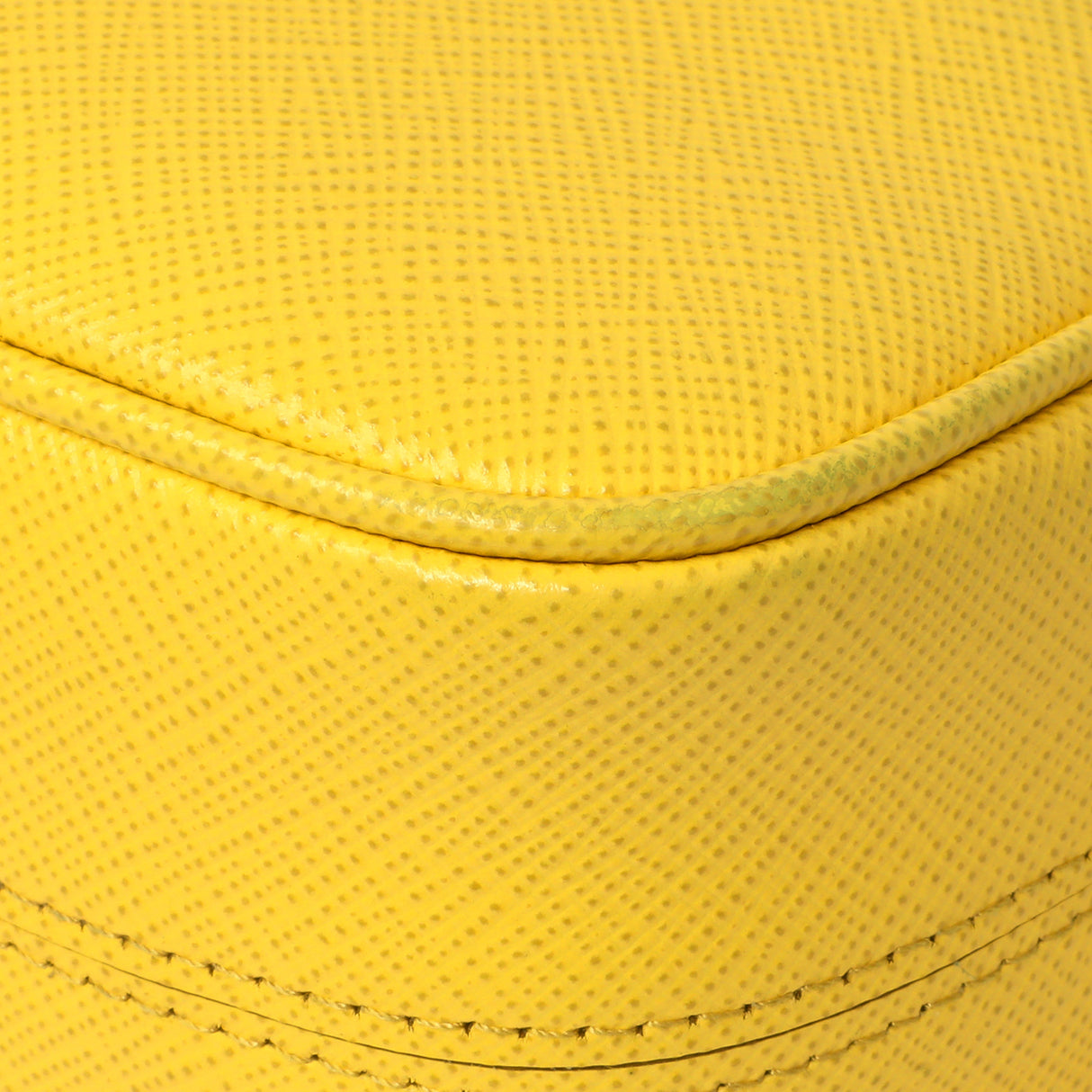 Prada Yellow Saffiano Re-Edition 2005 Shoulder Bag