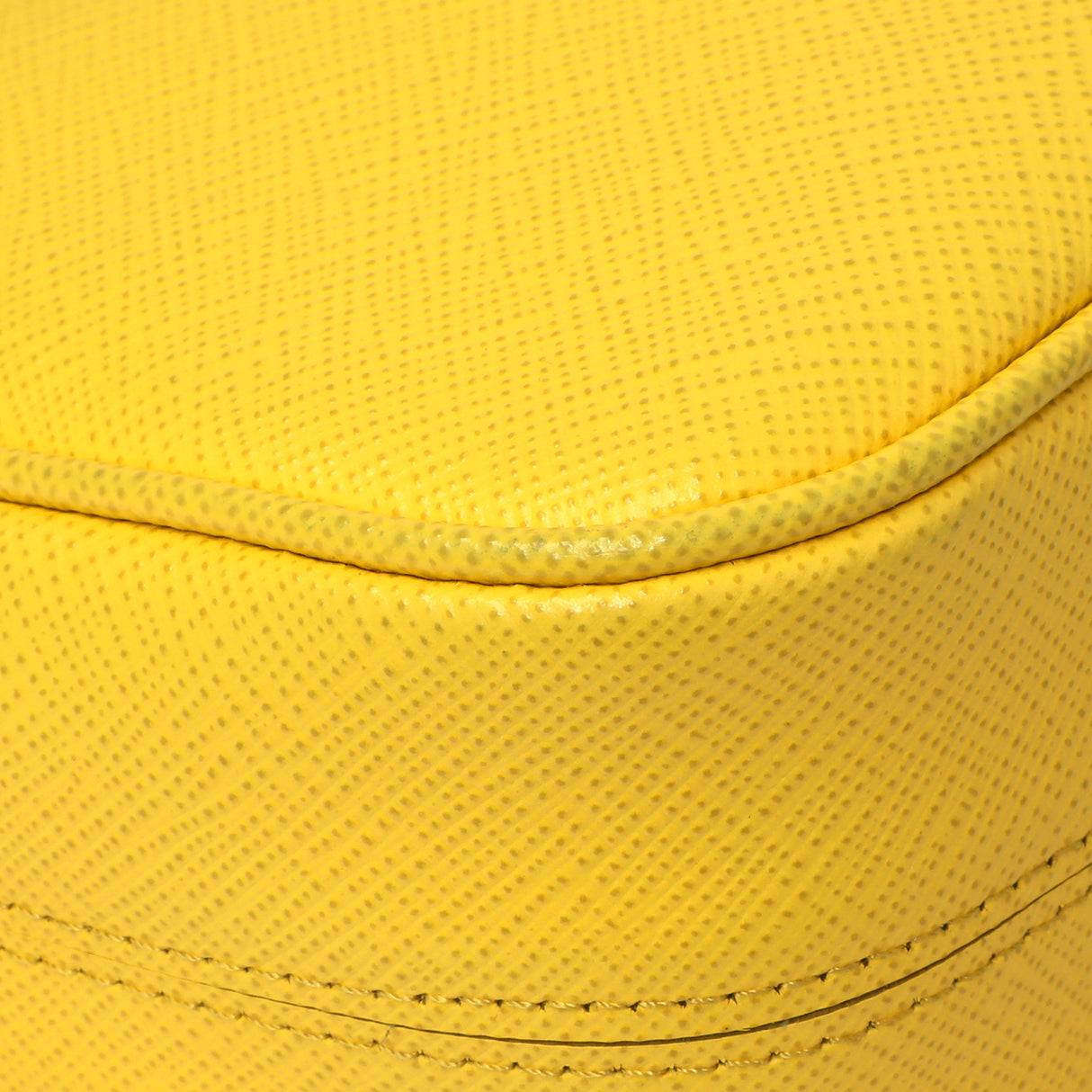 Prada Yellow Saffiano Re-Edition 2005 Shoulder Bag