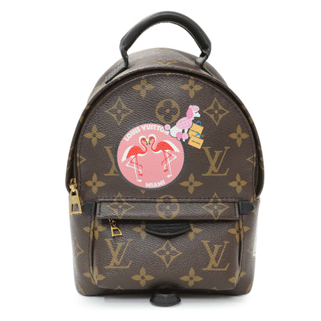 Louis Vuitton Monogram My World Tour Palm Springs Backpack Mini Handbags Louis Vuitton