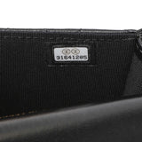 Chanel Black Lambskin Top Handle Flap Coin Purse With Chain Handbags Chanel