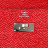 Hermes Red Epsom Kelly Longue Wallet Accessories Hermes