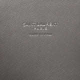 Saint Laurent Grey Calfskin Crocodile Embossed Nano Sac De Jour Handbags Saint Laurent