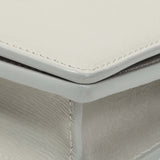 Gucci Grey Textured Calfskin Script Logo Chain Wallet Handbags Gucci