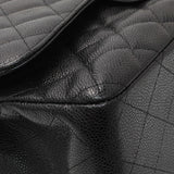 Chanel Black Caviar Jumbo Classic Double Flap Handbags Chanel