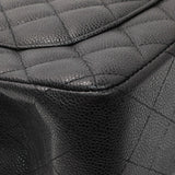 Chanel Black Caviar Jumbo Classic Double Flap Handbags Chanel