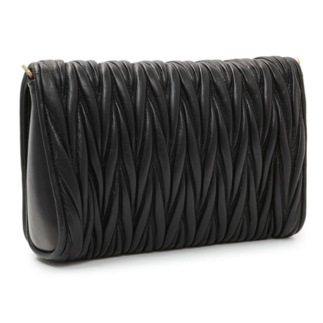 Miu Miu Black Nappa Matelasse Crossbody Handbags Miu Miu