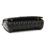 Miu Miu Black Nappa Matelasse Crossbody Handbags Miu Miu