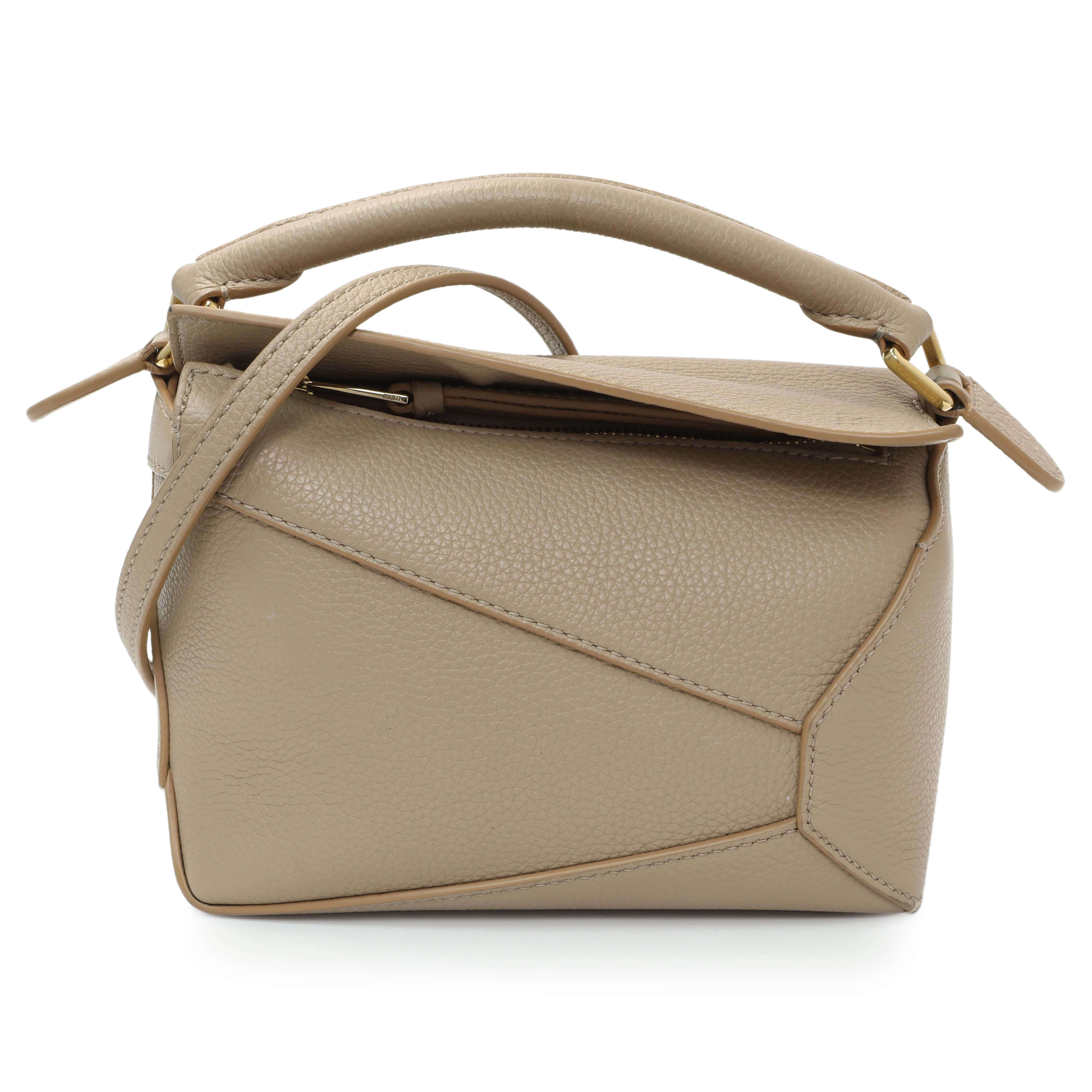 Loewe Sand Grained Calfskin Mini Puzzle Bag – Modaselle