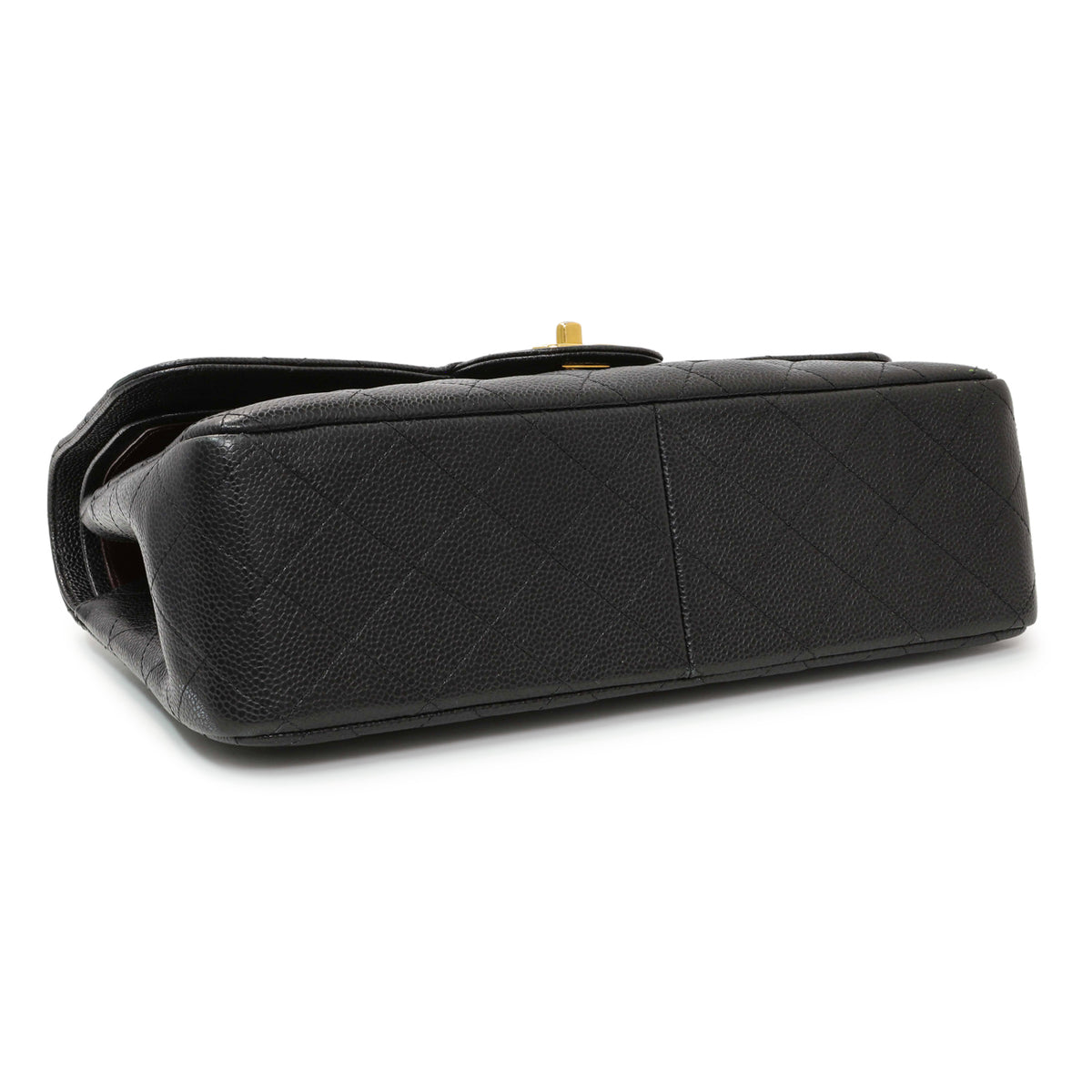 Chanel Black Caviar Jumbo Classic Flap Handbags Chanel