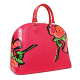Louis Vuitton Rose Pop Vernis Roses Alma GM Handbags Louis Vuitton