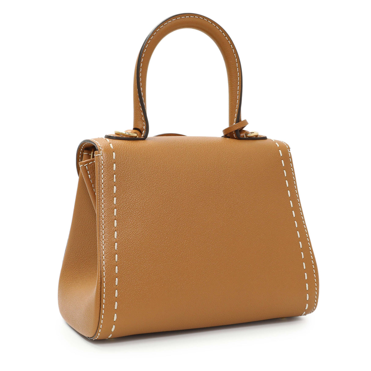 Delvaux Vegetal Grained Rodeo Calfskin Brillant Mini Surpiqué Handbags Delvaux