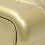 Chanel Metallic Gold Aged Calfskin Small Gabrielle Hobo Handbags Chanel