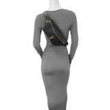 Saint Laurent Black Grain De Poudre Monogram Belt Bag Handbags Saint Laurent