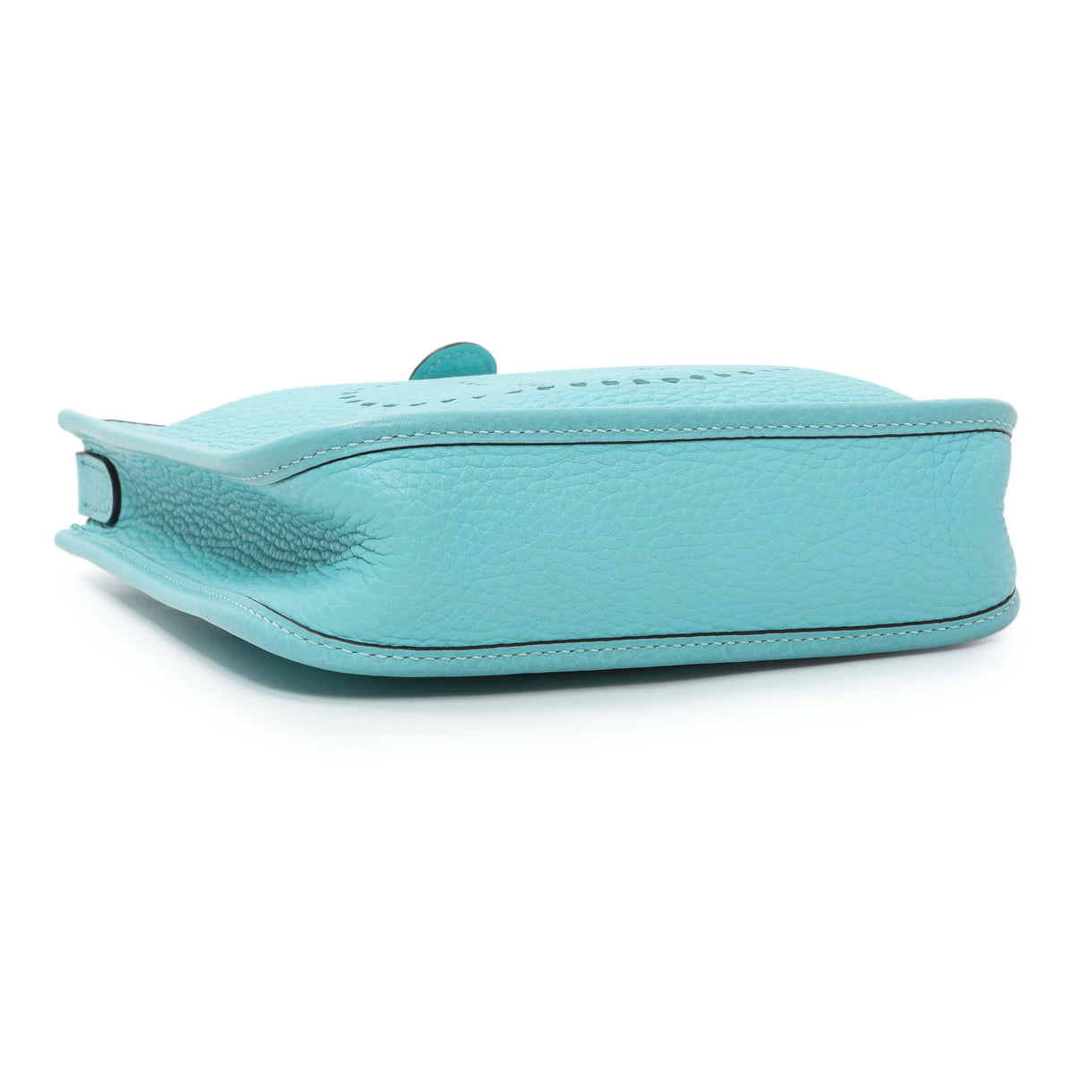 Hermes Blue Clemence Evelyne TPM Handbags Hermes