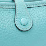Hermes Blue Clemence Evelyne TPM Handbags Hermes