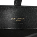 Saint Laurent Black Calfskin Le 37 Mini Bucket Bag