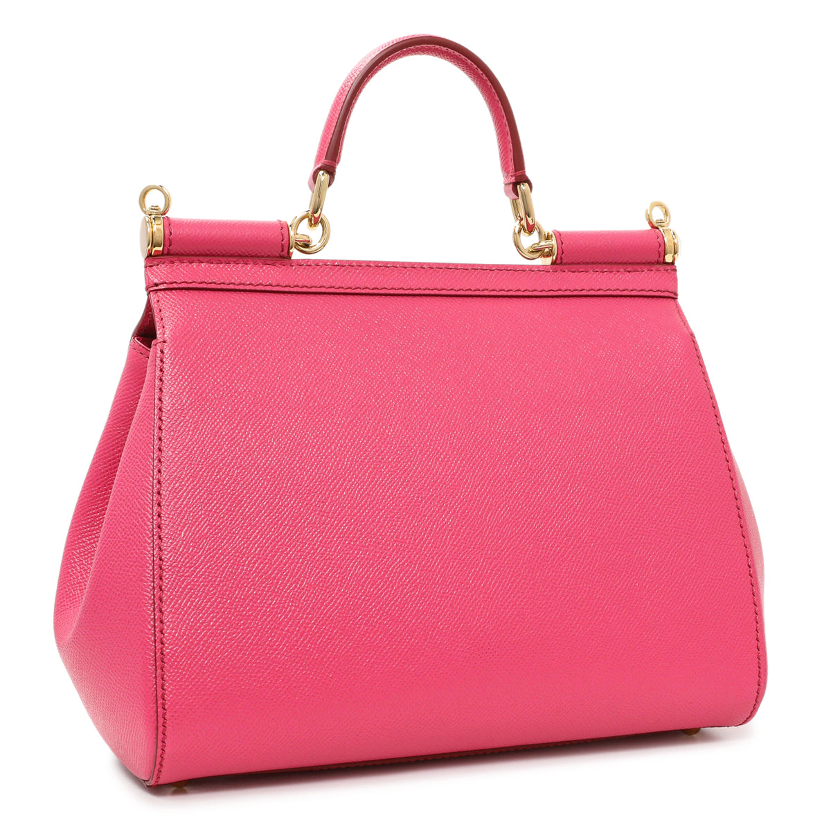 Dolce & Gabbana Fuchsia Dauphine Mini Miss Sicily Bag Handbags Dolce & Gabbana