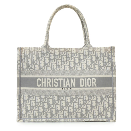 Christian Dior Grey Oblique Medium Book Tote Handbags Christian Dior