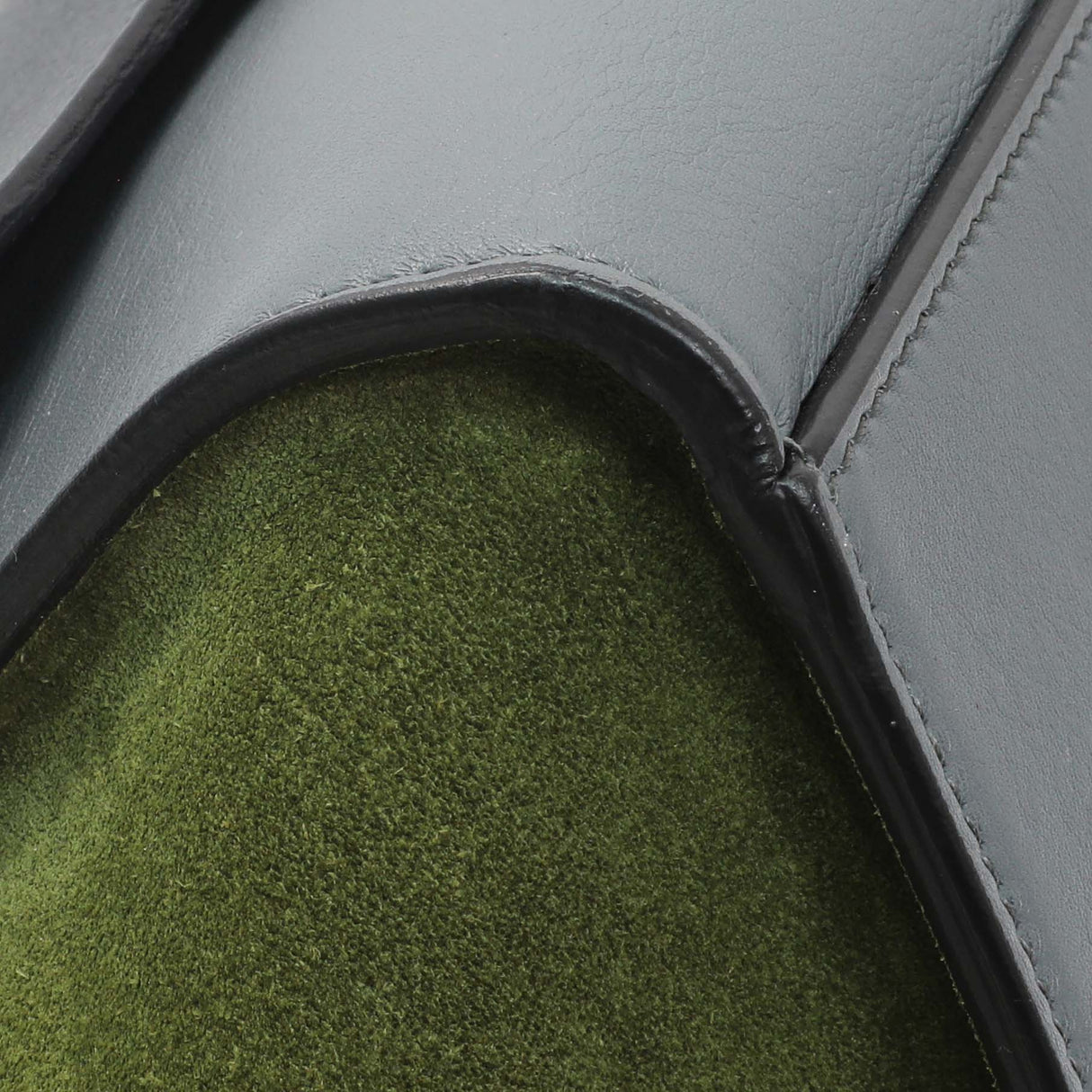 Celine Calfskin Suede Tri-Color Medium Trapeze