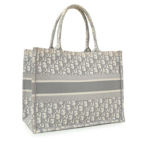 Christian Dior Grey Oblique Medium Book Tote Handbags Christian Dior