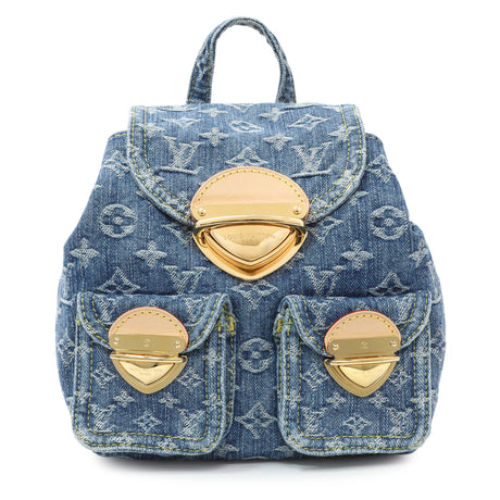 Louis Vuitton Blue Monogram Denim Venice Backpack Handbags Louis Vuitton